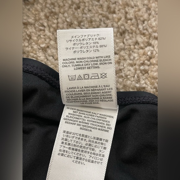 Madewell Cinched Cutout One-Piece Swimsuit, Black Size S - Picture 10 of 12